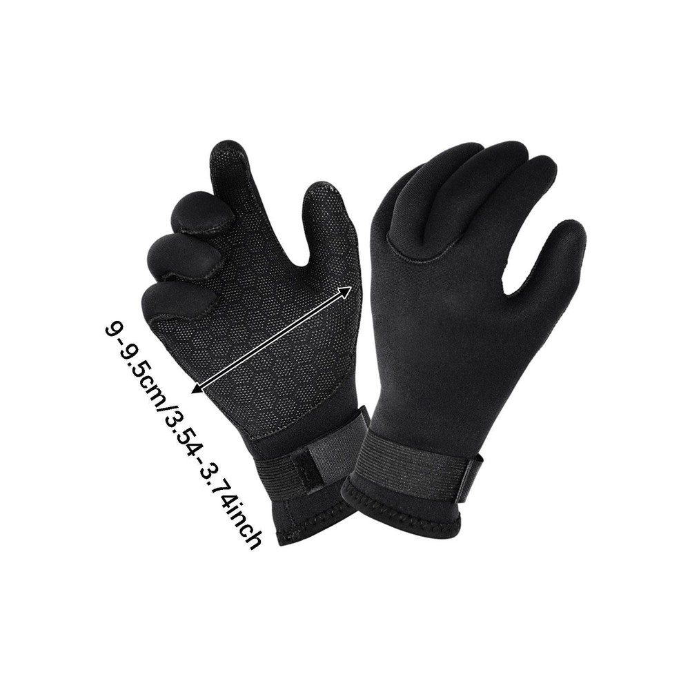 Scuba Diving Gloves with Adjustable Wrist Strap Hand Protection