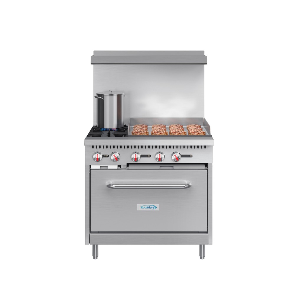 Koolmore KM-CRG36-LP 36" Gas Restaurant Range