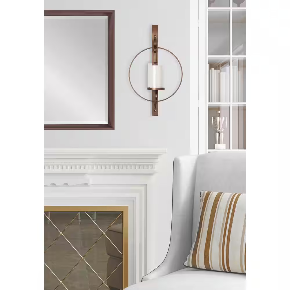 Doria Bronze Candle Sconce