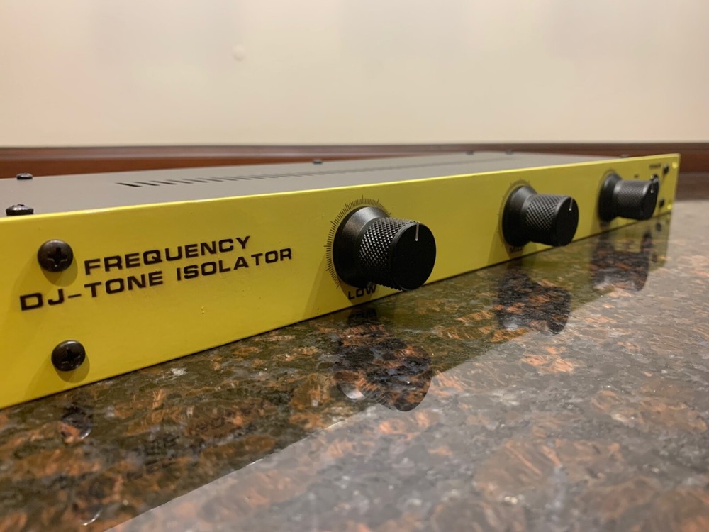 NEW YELLOW 3 BAND STEREO FREQUENCY DJ TONE ISOLATOR