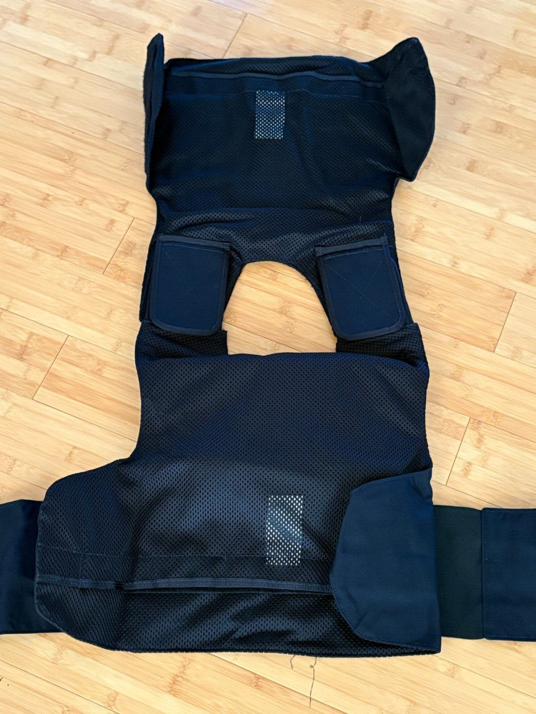 SECOND CHANCE Male Standard Tactical Armor Carrier Side Open Medium Navy Molle