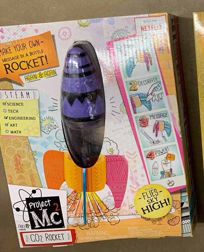 MESSAGE IN A ROCKET MC2 PROJECT FLIES SKY HIGH SUPER COOL!!