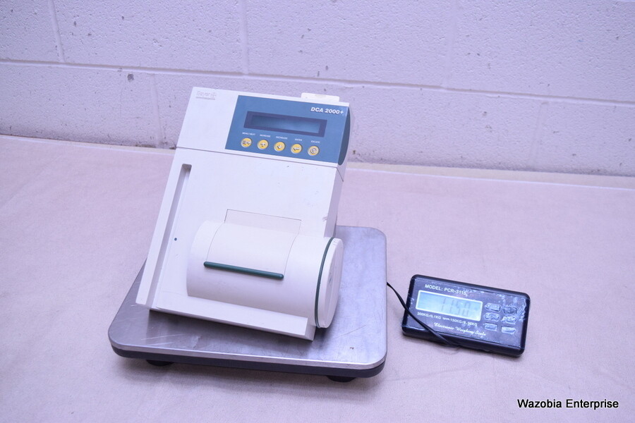 BAYER DCA 2000+ HEMOGLOBIN BLOOD ANALYZER WITH SR002810 PROGRAM CARD
