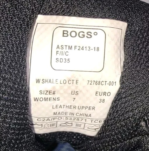 Bogs Womens Shale Low ESD Lace-Up Work Boot Composite Toe 72672CT-001