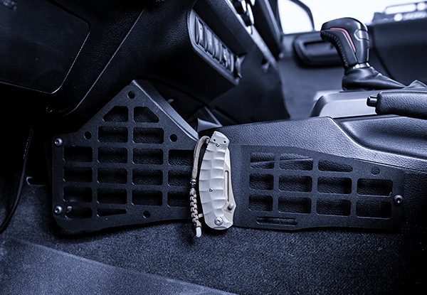 Cali Raised CR3615 Molle Cargo Panel; Used To Store Tools; Center Console Mount;