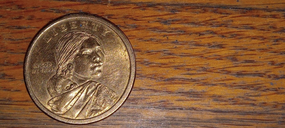 Susan B  Anthony dollar No Year Date,excellent condition