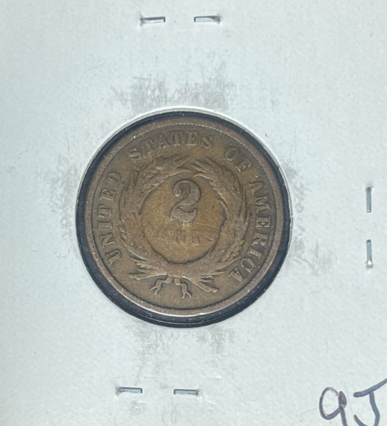 1867 TWO CENT PIECE - FINE ~NICE COIN~