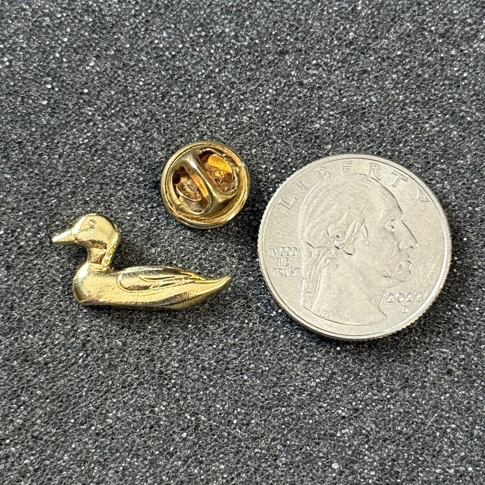 Gold Tone Mallard Duck Pin Pinback #48255