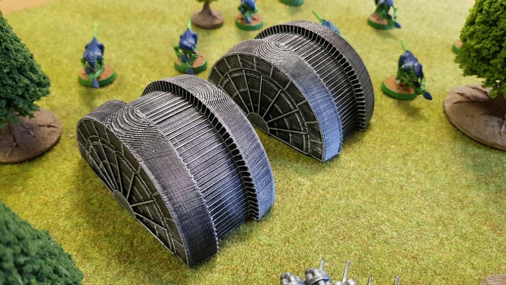 28mm Disc Power Generator x 1 Warhammer 40k table top scenery painted