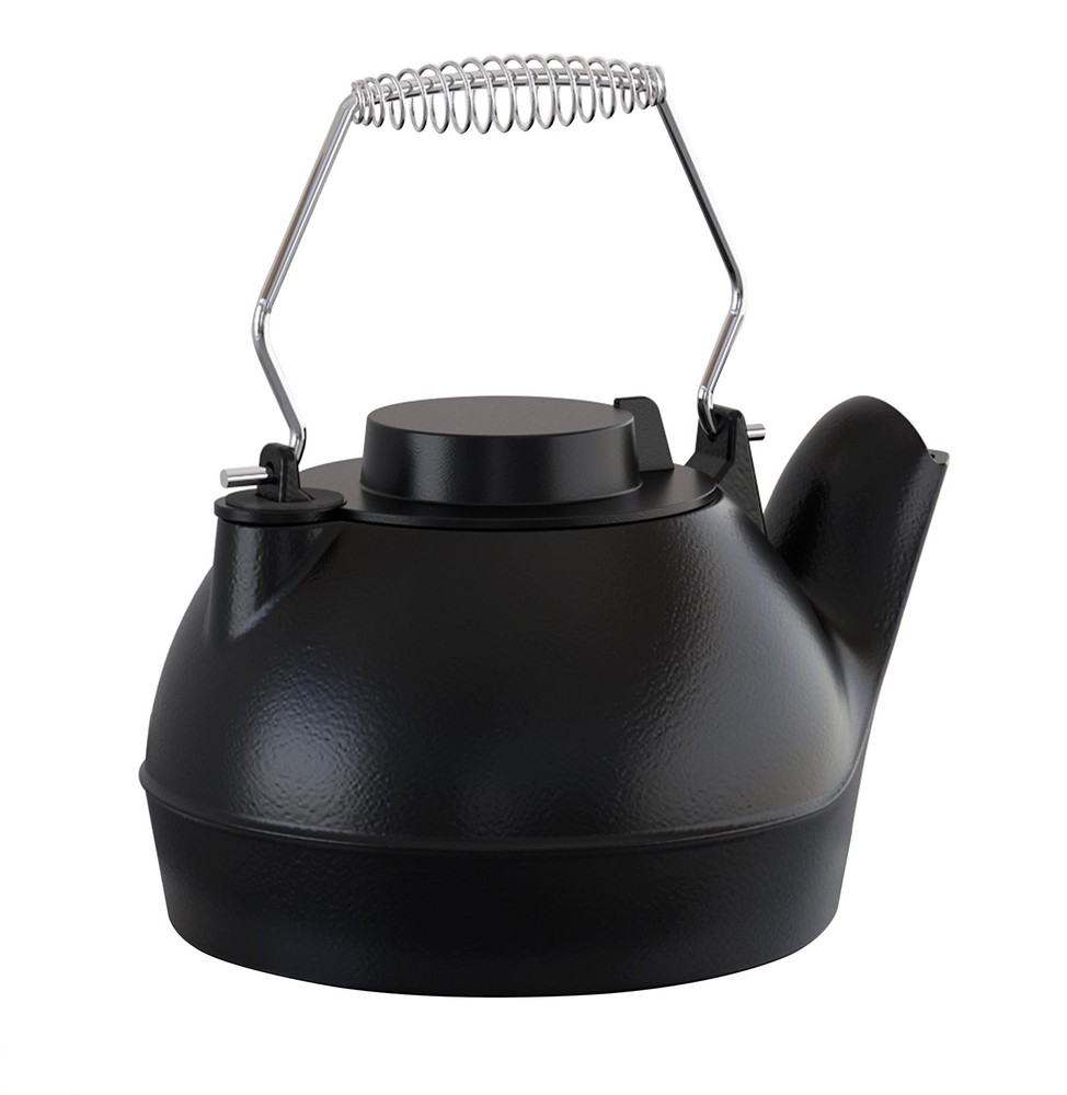 Humidifying Iron Kettle，Stove Humidifier，Wood Stove Kettle，Cast Iron，Chrome h...