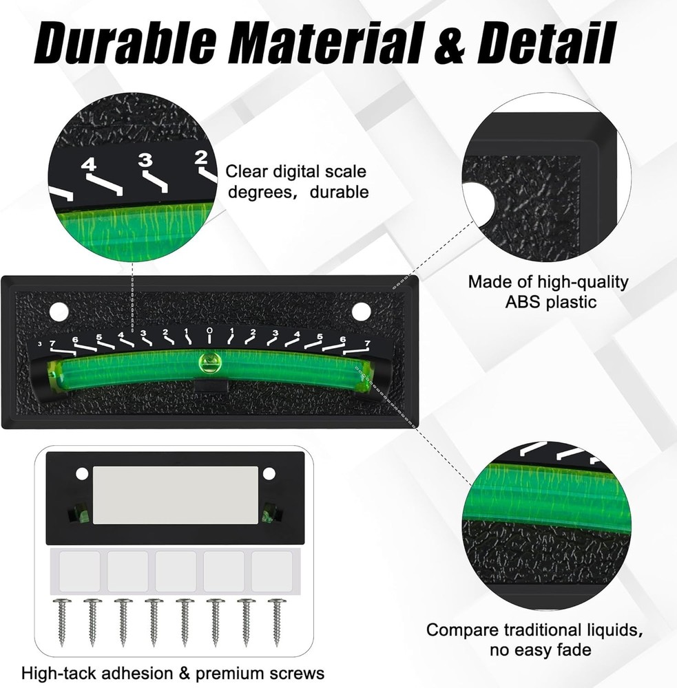 2+2Pack Level Bubble Self-Adhesive & Wall Mounted, Stick On Small Level for Leve