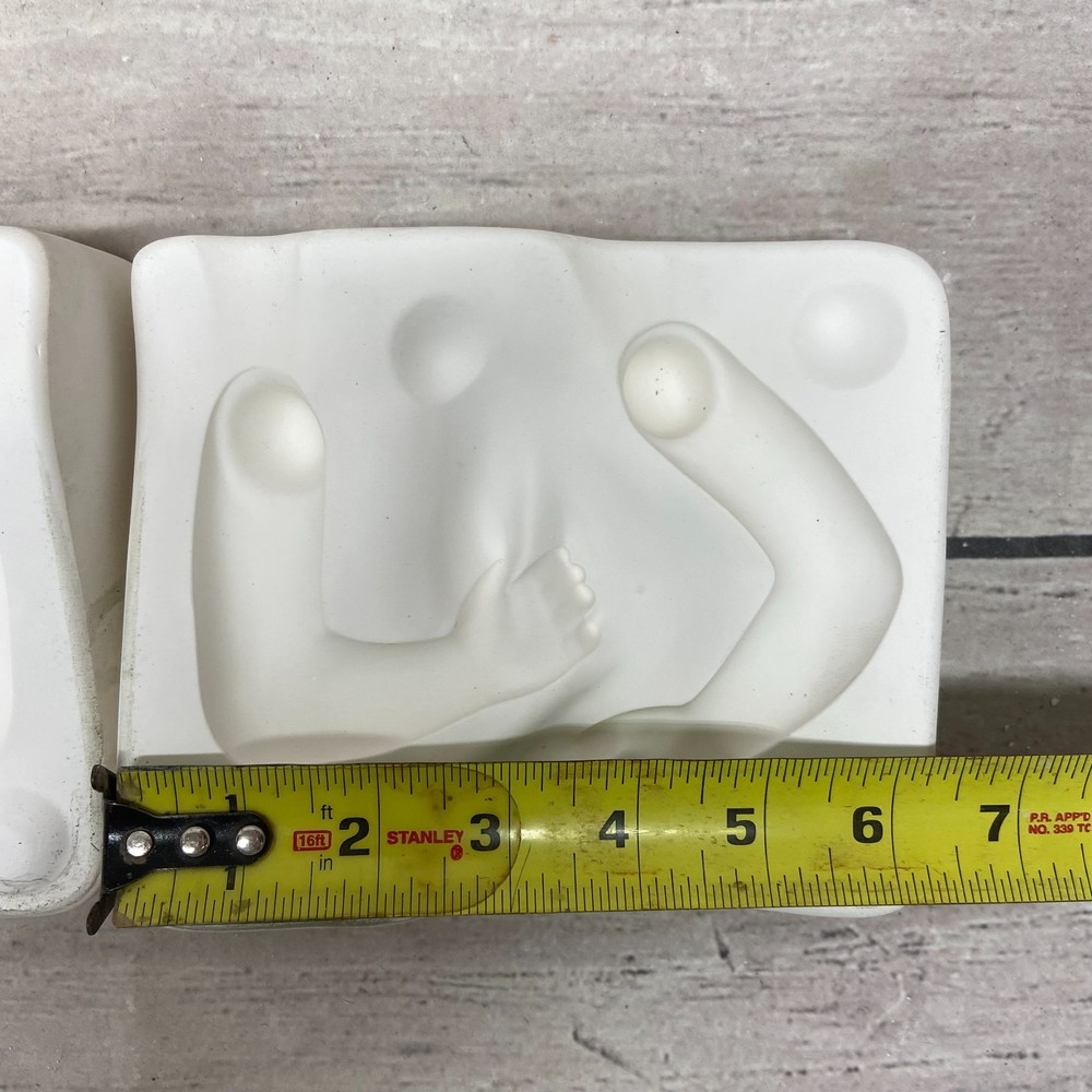 Bell Mold Ceramic Casting Mold Doll Arms Left & Right Pair #649