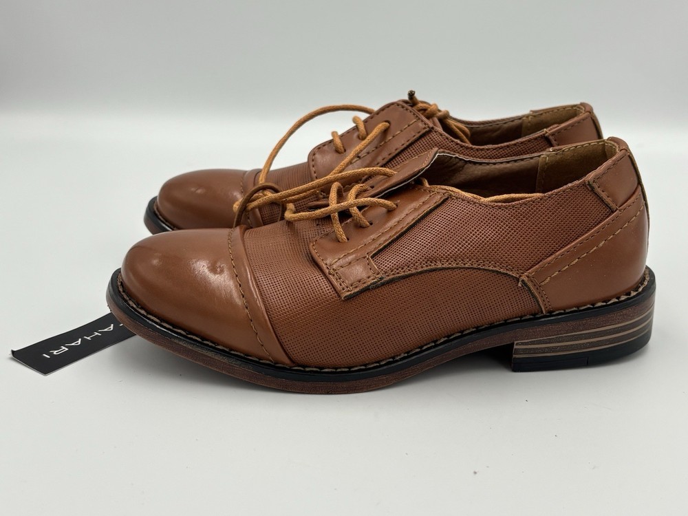 Boys Tahari Brown Lace-ups Size 12