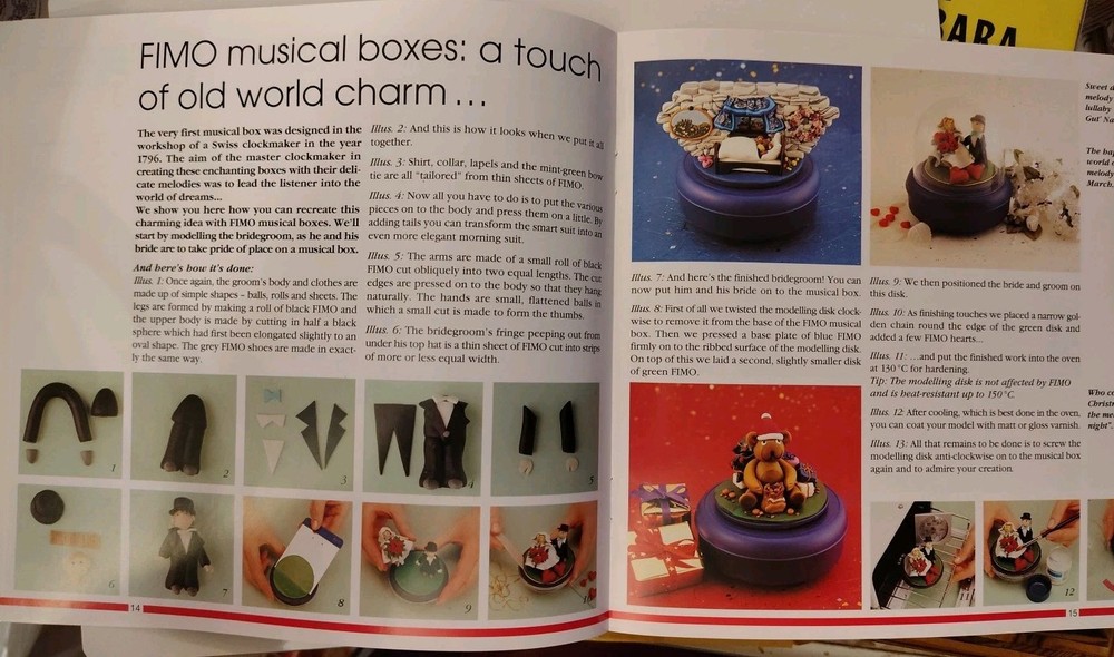 Fimo:: Ideas For Creative Modeling EberhardFaber 32 Pages From Start To Finish