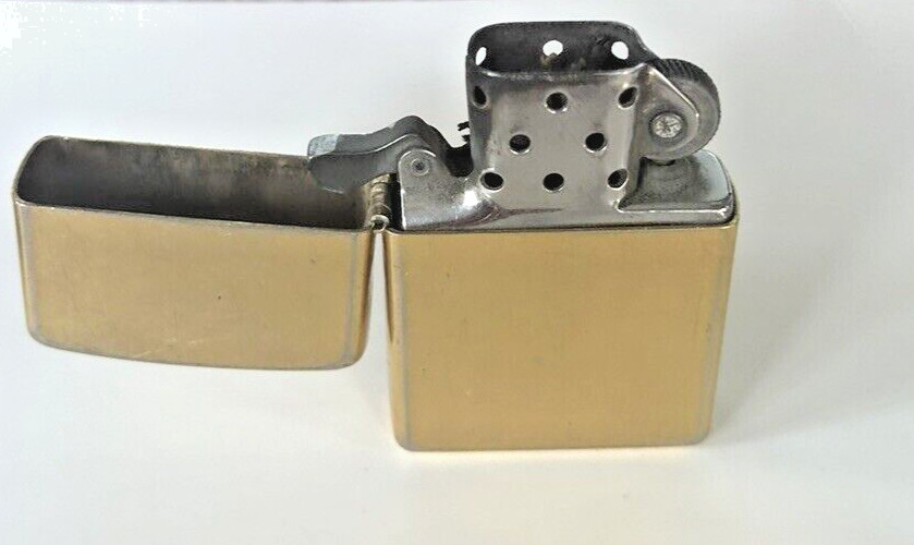 2003 ZIPPO Classic Gold Brushed Cigarette Lighter