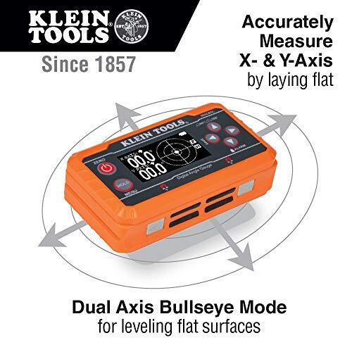 Klein Tools 935DAGL Digital Level Angle Finder with Programmable Angles