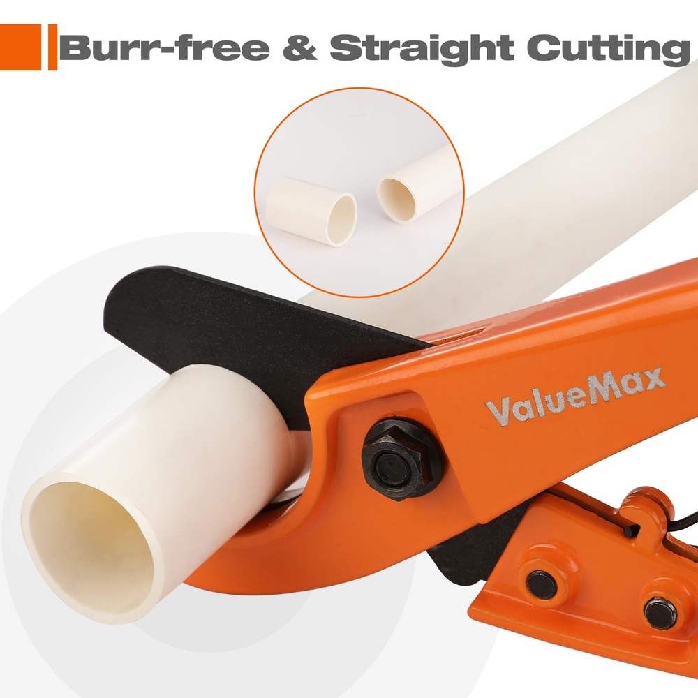 ValueMax PEX Cutter with Sharp Blade, Hose 1/8"-1" Cutting...