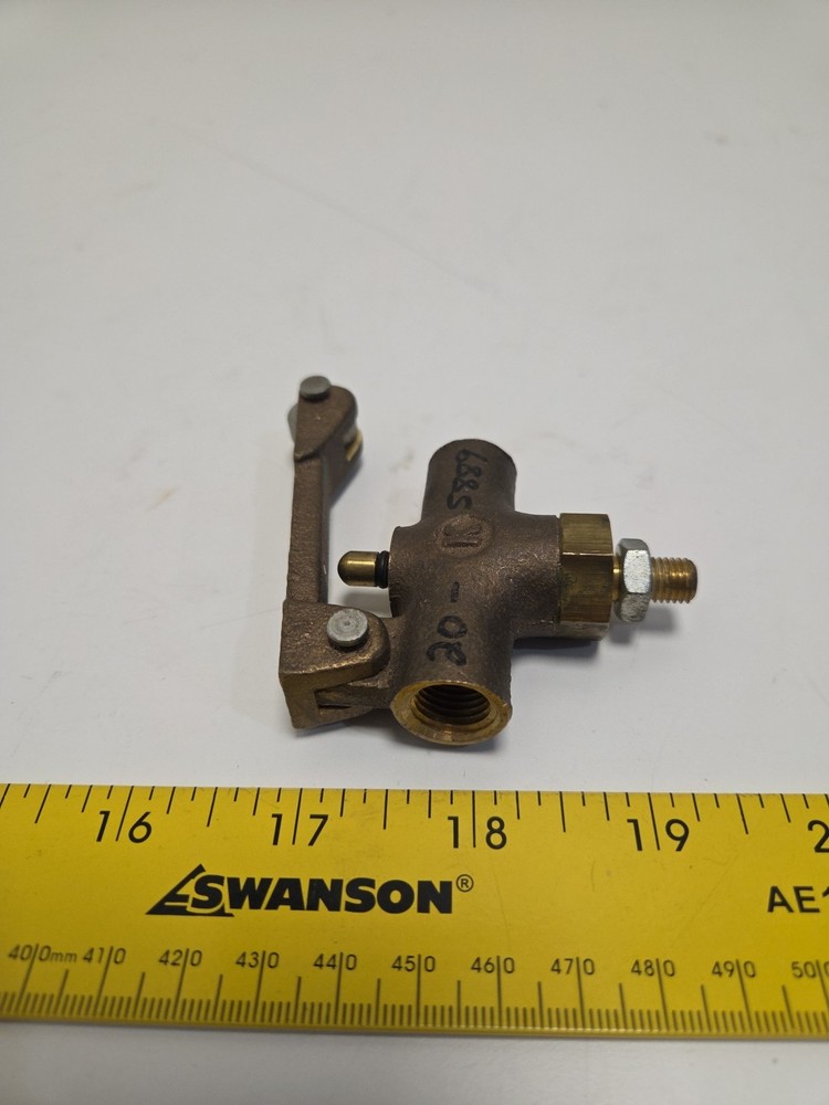 Binks 20-5889 Brass Roller Lever Valve
