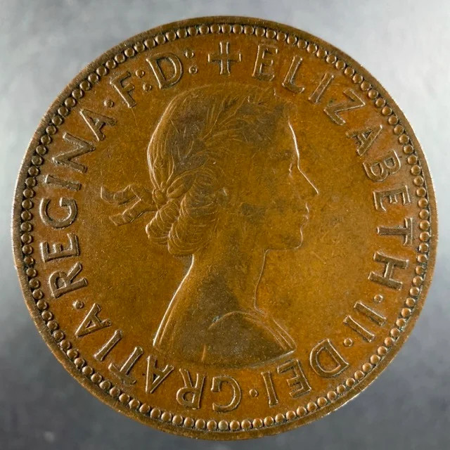 1959 Great Britain Half Penny Choice Example