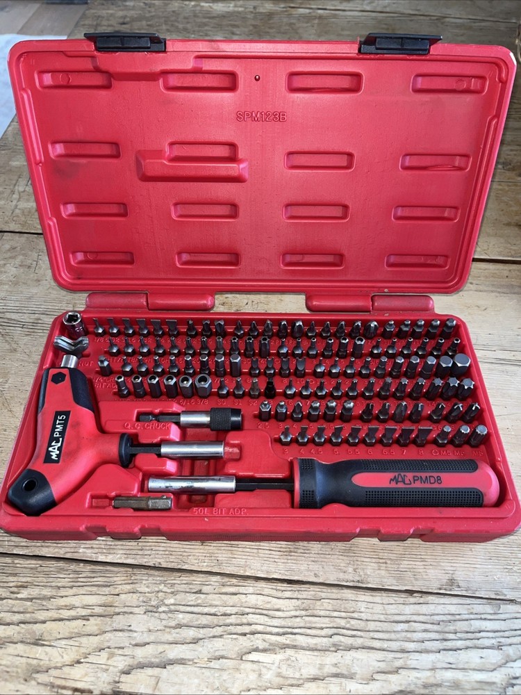 MAC Tools Screwdriver Set SPM123B T Handle Specialty Bits