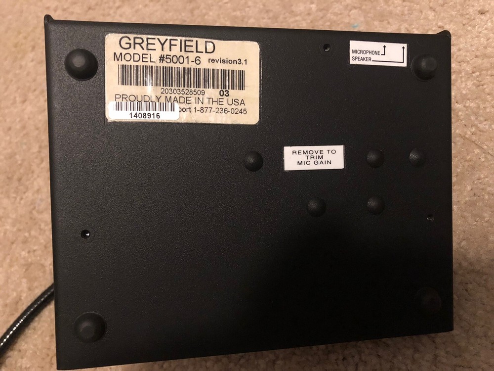 Greyfield 5001-6 Audio Console w/ Microphone Speaker