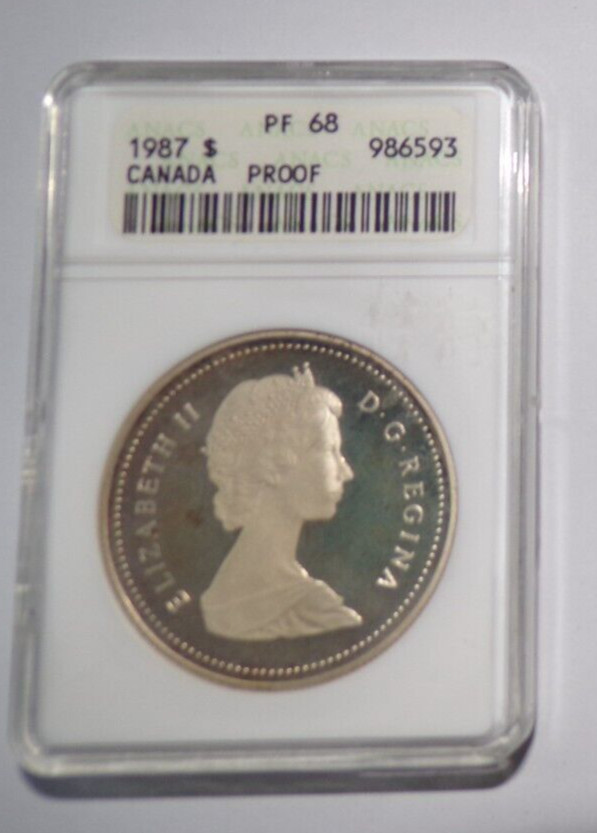 CANADA. 1987 $ PF 68