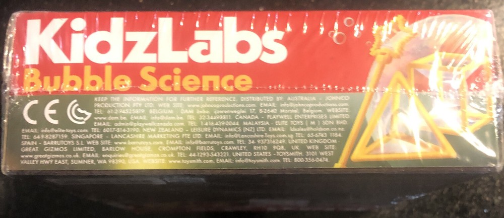 BUBBLE SCIENCE KIT 4M Kidz Labs Educational Sealed