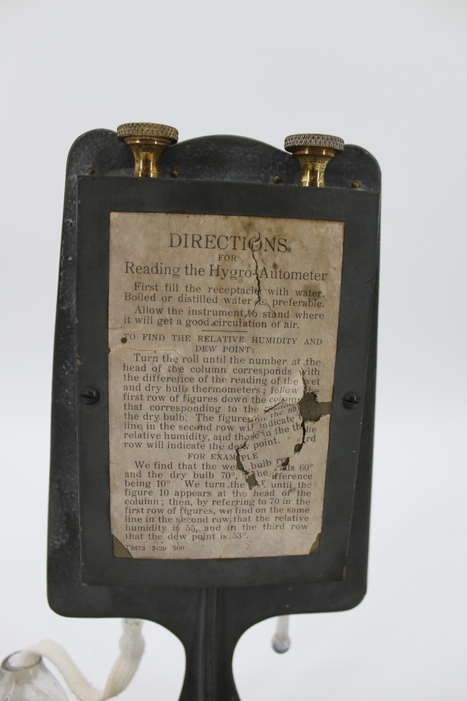 1919 Tyco's Hygro-Autometer