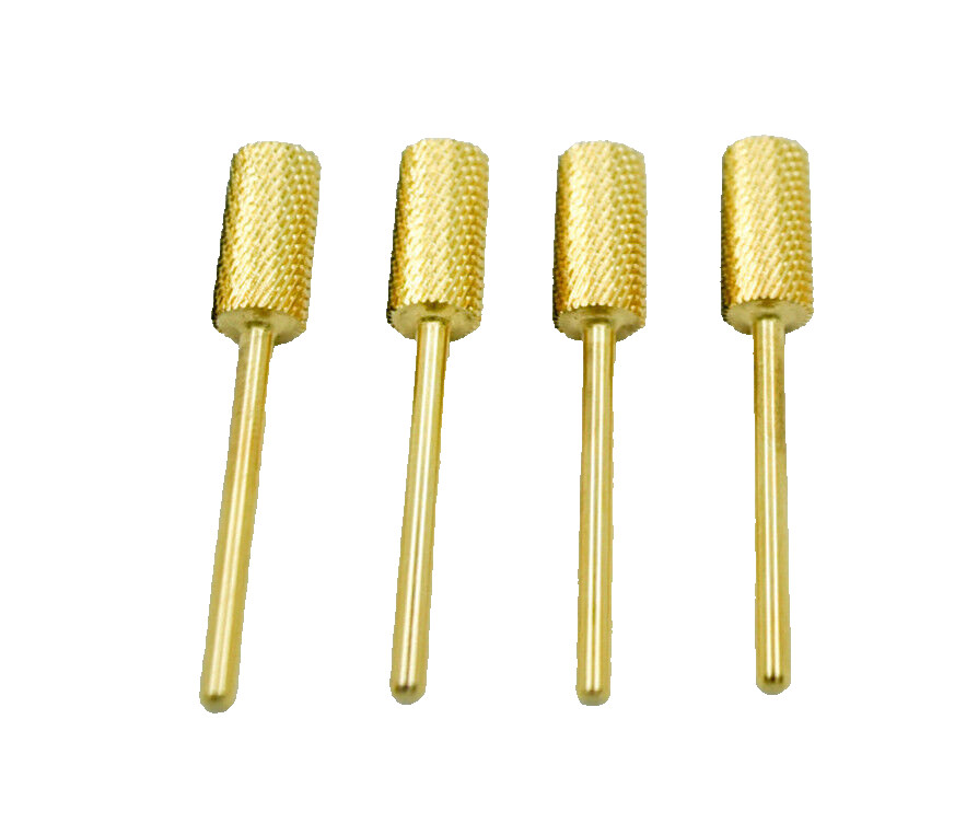 Startool Acrylic Nail Drill 3/32" STM Medium Gold *( 4 Pieces)