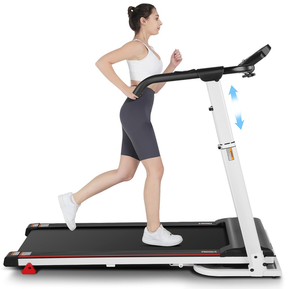 3.5HP Electric Treadmill Pad 7.5MPH Treadmill Machine Multi-Function LED Display