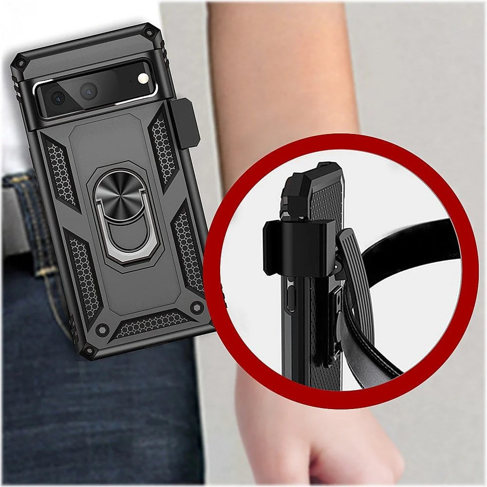 Raider Series Kickstand with Belt Clip Case - Google Pixel 7