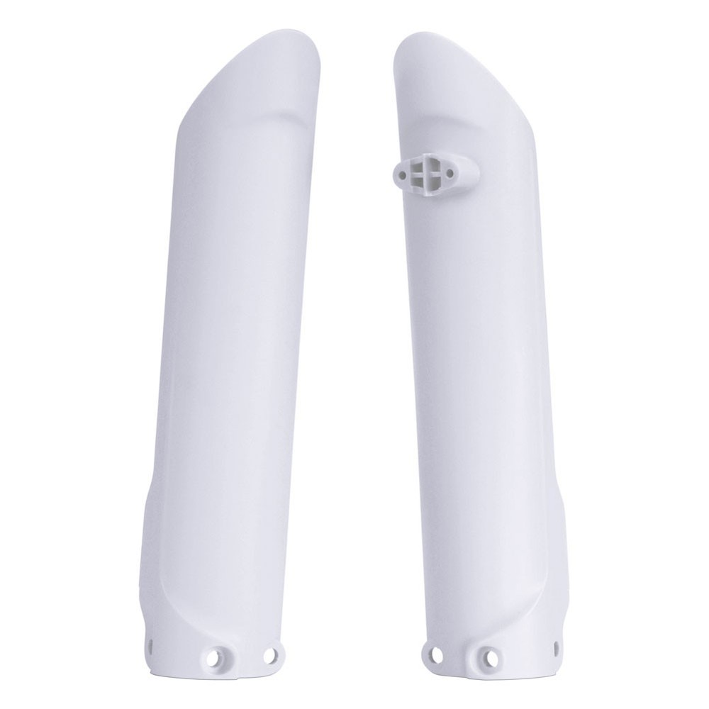 Acerbis Lower Fork Cover Set - White - Plastic