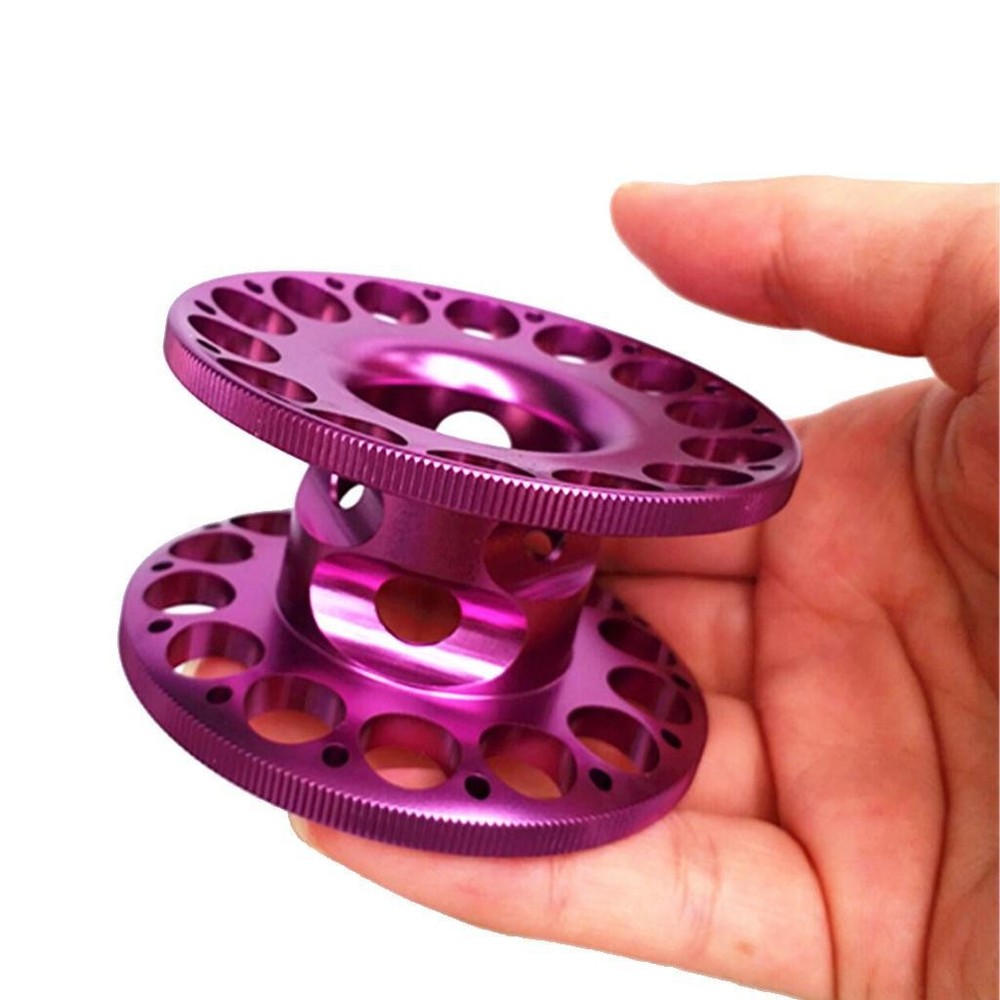 Aluminum Finger Spool Empty 100 FT Dive Line Reel for Technical Scuba Divers