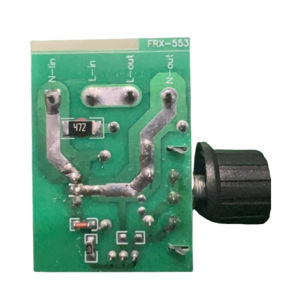 Motor Speed Controller 2000W AC Voltage Regulator with Switch for Light Dimming