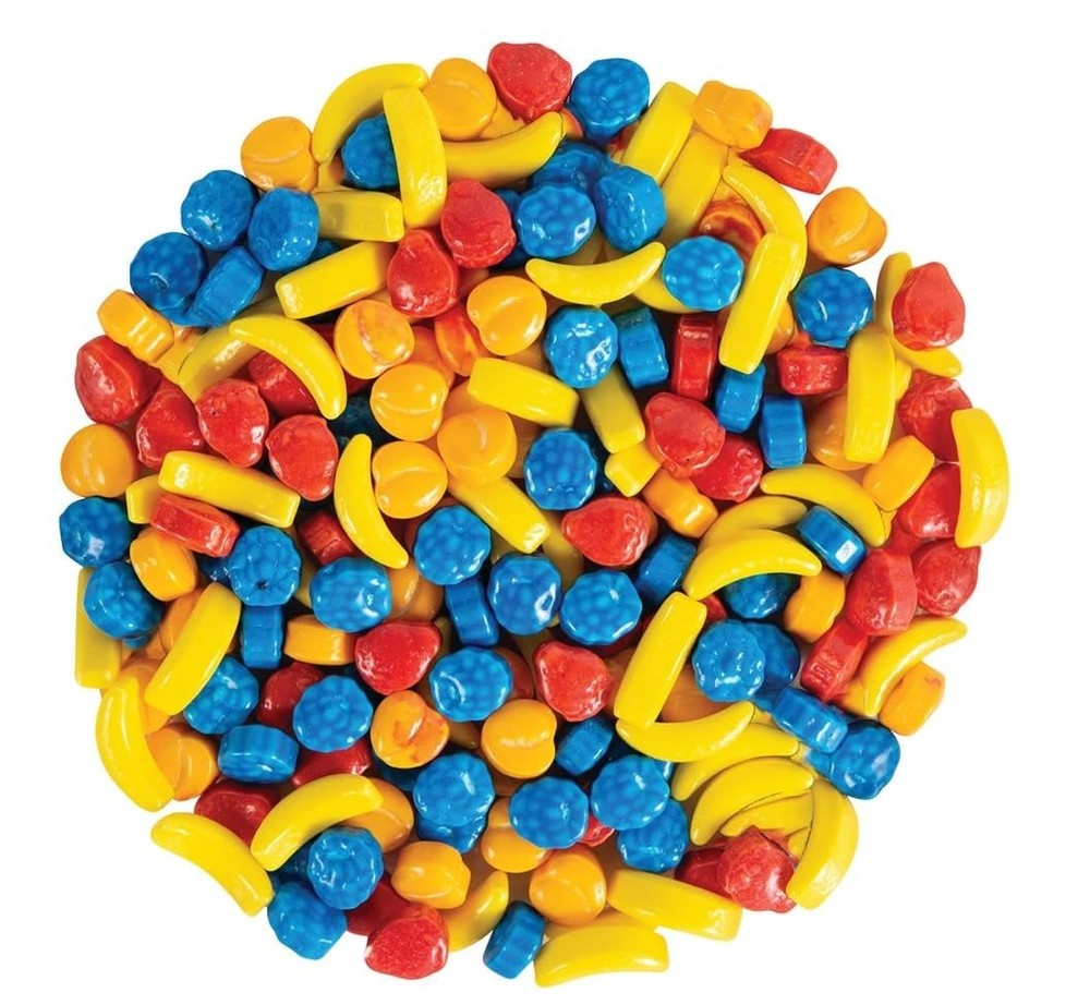 Bayside Candy Rascalz Hard Fruit Shaped Candy -Assorted Fruit Flavors and Colors