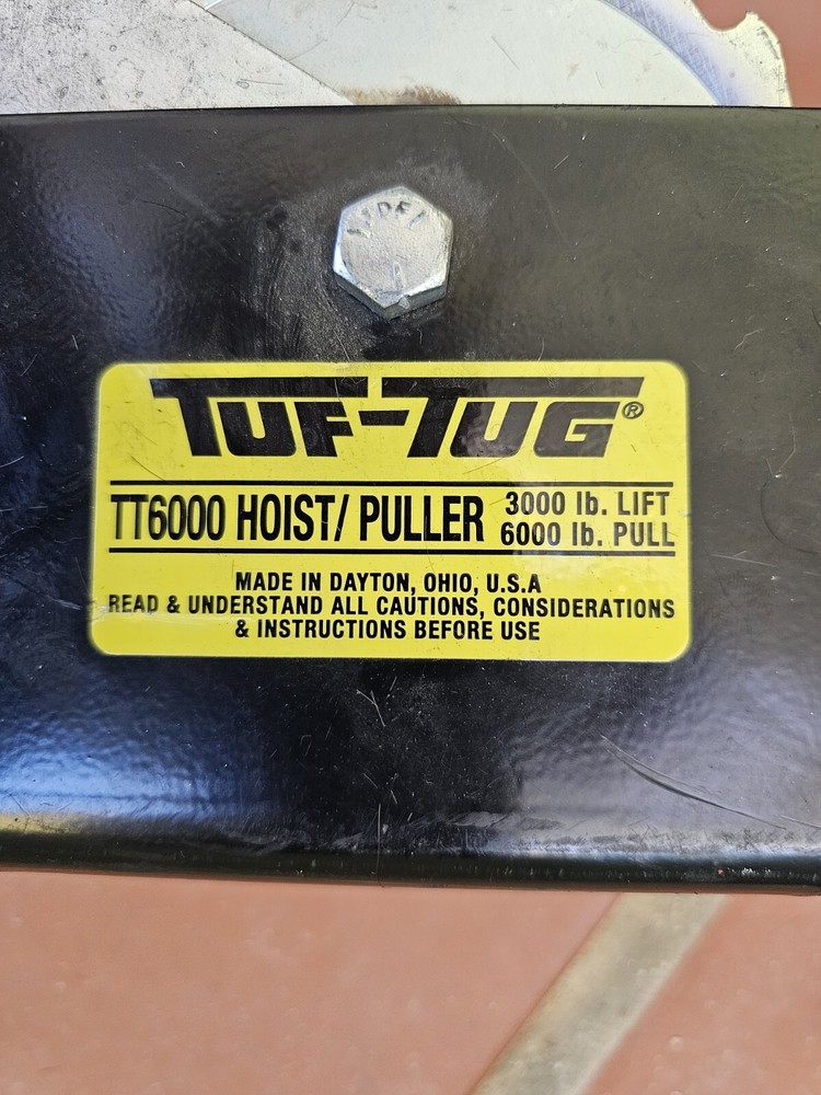 TUF-TUG TT6000-6W Web Strap Puller 6 feet 3000 lb.