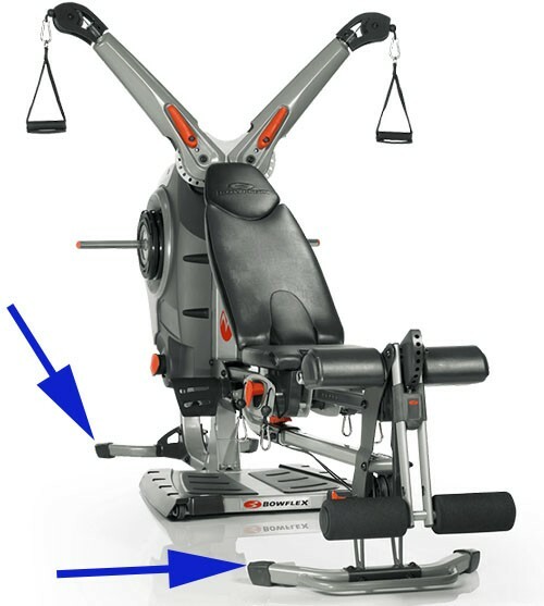 TWO NEW Bowflex Feet Foot Endcap End Cap REPLACEMENT PARTS