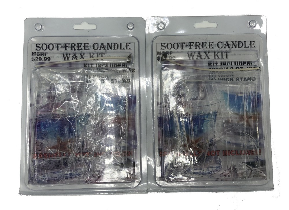 Soot-Free Candle Making Wax Kit – 2 Sets