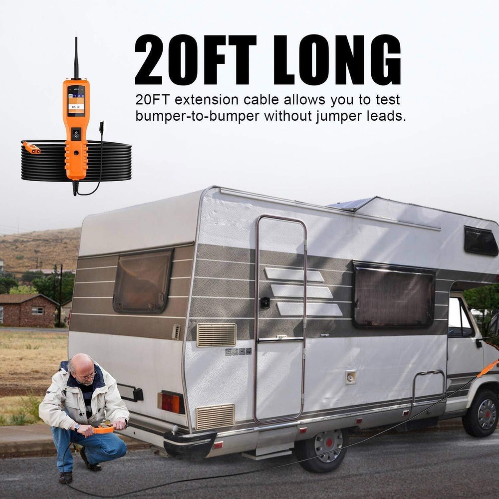 24V Car PowerScan Circuit Tester Probe Electrical Power AVOmeter Diagnostic Tool