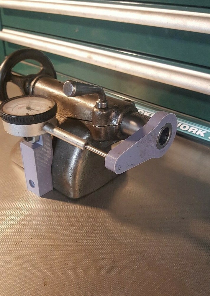 South Bend 9" Metal Lathe Tailstock Tail stock Dial Indicator Mount Adapter