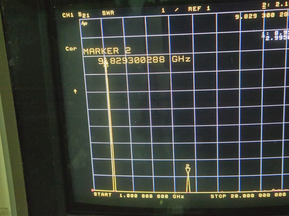 Micro-Tronics combline filter BPC12497 2.995 & 9.829 pass freq tested - photos