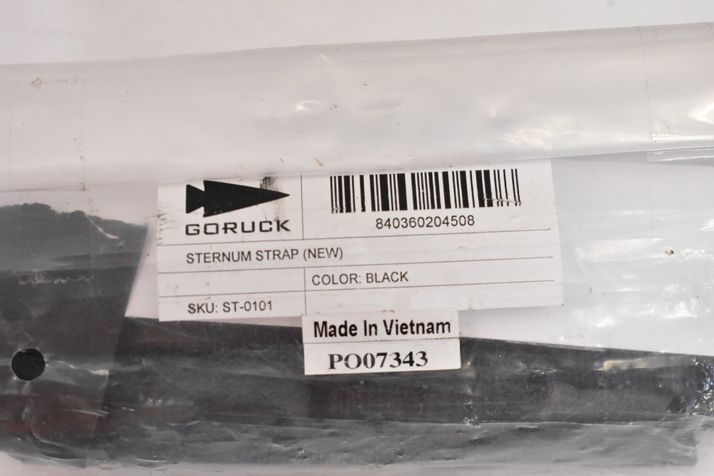 GoRuck Sternum Strap Black ST-0101 Training Tool Replacement Genuine OEM