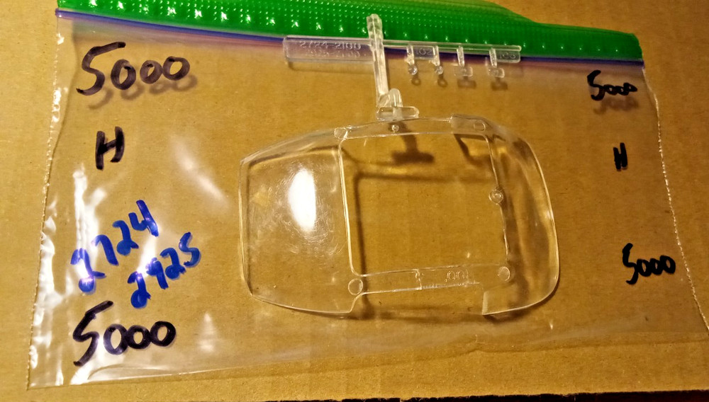 Real Nice Clear Parts scale and Kit unknown package # 5000