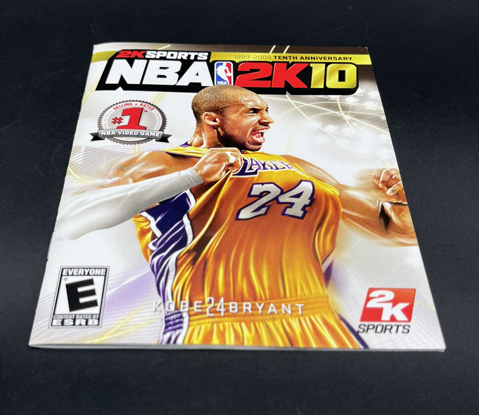 NBA 2K10 PS3 Playstation 3 Manual Only Authentic EA