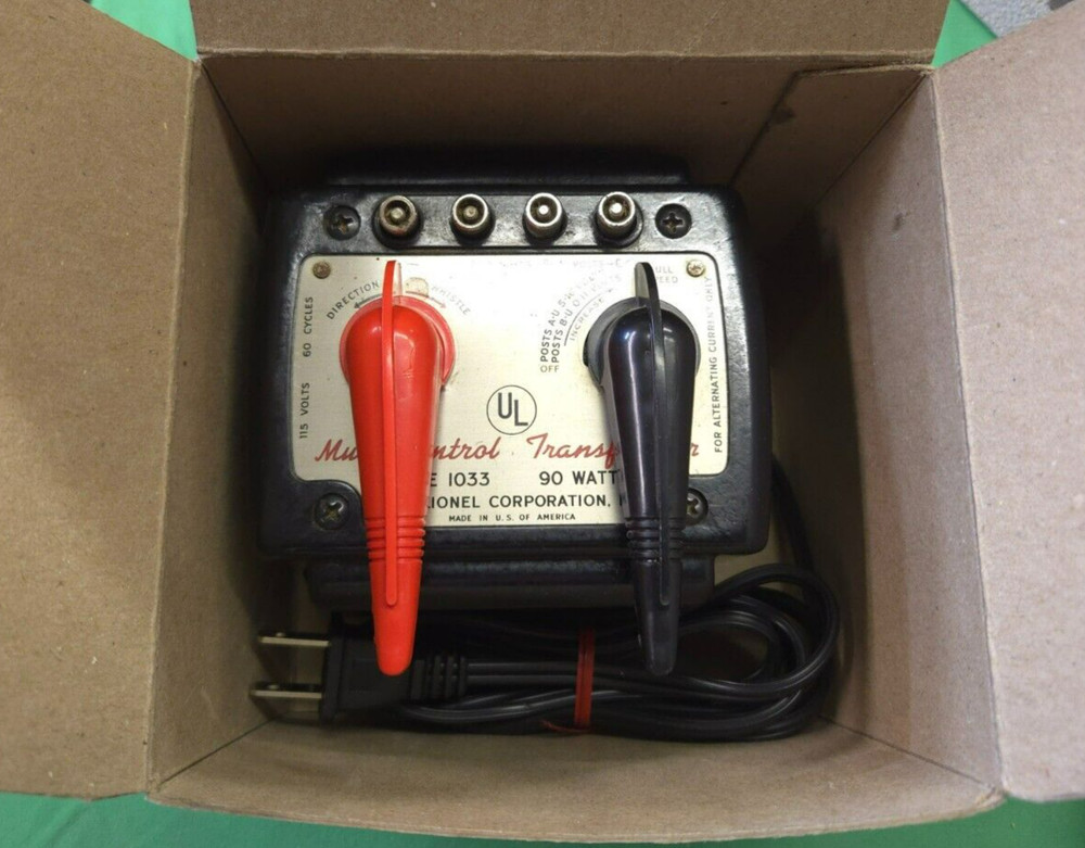 LIONEL MULTI-CONTROL TRANSFORMER 1033 90 WATT REFURBISHED