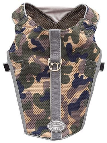Camo Reflective Dog Harness by Doggles Medium Size