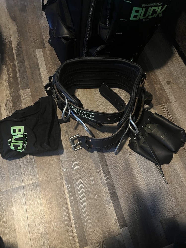 Lineman climbing gear Buckingham