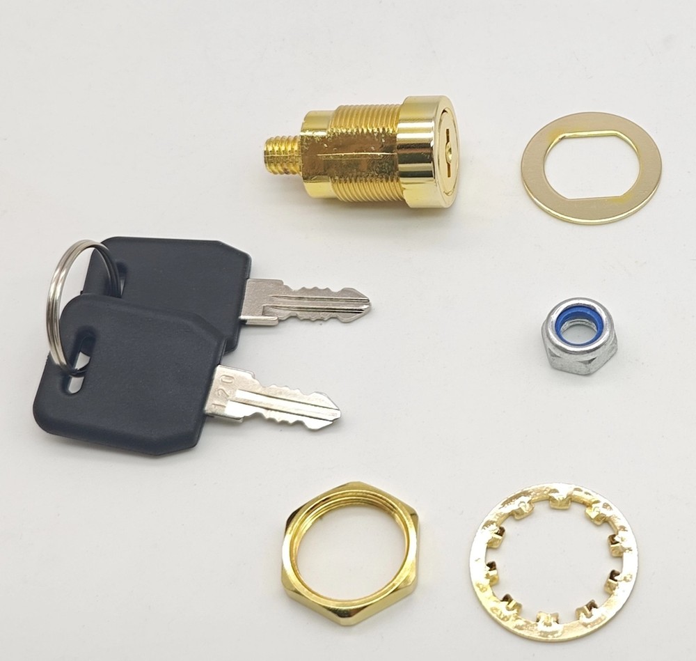 Armstrong Replacement Lock for Stack-On Safes, Brass Finish