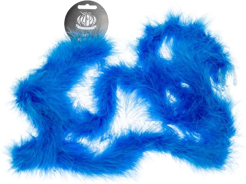 Zucker Marabou Feather Boa Solid Color Medium Weight 72" Dark Turquoise