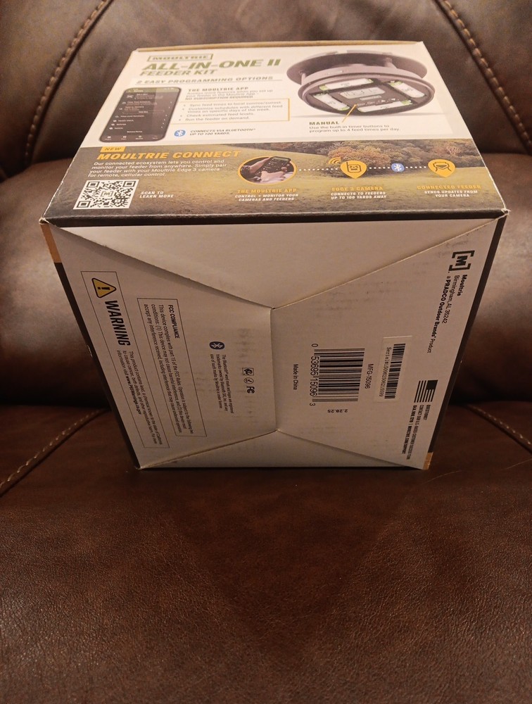 Moultrie All-in-One II Programming Deer Feeder Quicklock Adapter 4xTimes 360°